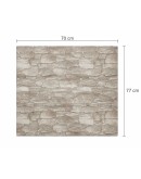 Тапет 3D сиво-бял камък C23, самозалепващ, 70 х 77см Тапет 3D сиво-бял камък C23, самозалепващ, 70 х 77см