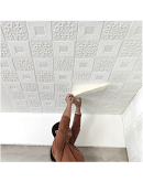 Самозалепващи 3D пана за тавани E1, 70 х 70см