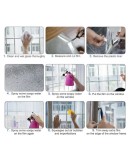 Слънцезащитно UV фолио за прозорци, 5м х 60см, silver