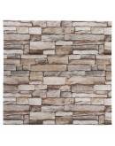 Тапет 3D тухли капучино C1,  самозалепващo пано, 70 х 77см