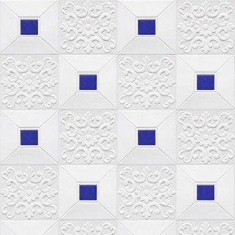 Самозалепващи 3D пана за тавани E11, Blue, 70 х 70см