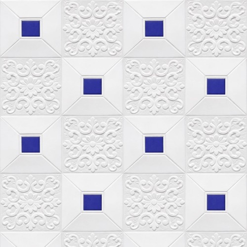 Самозалепващи 3D пана за тавани E11, Blue, 70 х 70см Самозалепващи 3D пана за тавани E11, Blue, 70 х 70см