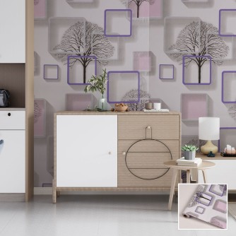 Винилов тапет A-3051, 10м х 45см, самозалепващ