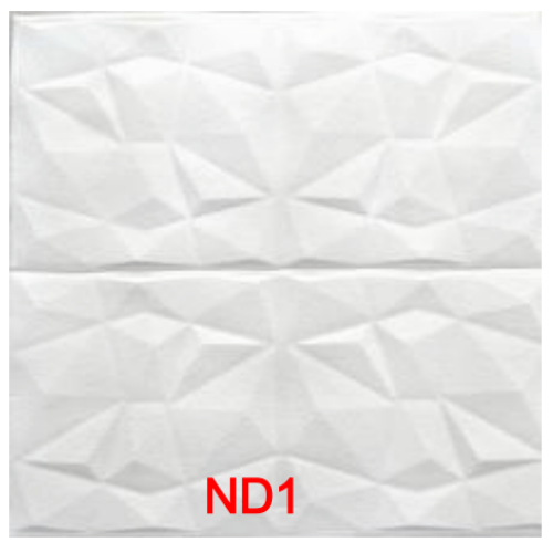 Тапет 3D самозалепващ за тавани и стени ND1, бял, 70 х 70см х 8мм