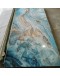 Интериорен панел тип мрамор, 3D син цвят, 122 х 244см