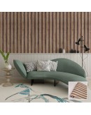 Ролков тапет дърво WPC, 10м х 53см, самозалепващ, миещ