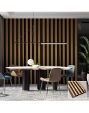 3D декоративни панели, 290х20см, WPC, GOLD