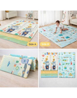Детски килим за игра 180*200см, термо, мека пяна, двулицев