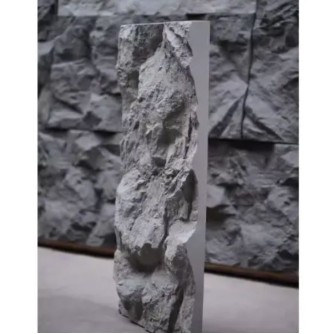 Изкуствен камък скала 120*60см, стенна облицовка PU, Volcanic Grey B-4