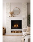 3D декоративен камък PU G005, 60*120*1.8см, бял 3D декоративен камък PU G005, 60*120*1.8см, бял