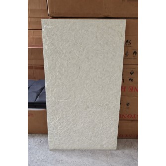 3D декоративен камък PU G005, 60*120*1.8см, бял