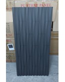 Стенен панел 3D, 120*60*2.5см, E0041, външен и вътрешен монтаж, PU, Elegant Black