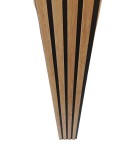 3D декоративен панел, 260х16см, WPC4, M-026, натурален дъб