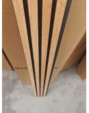 3D декоративен панел, 260х16см, WPC4, M-026, натурален дъб
