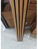3D декоративен панел, 260х16см, WPC4, M-026, натурален дъб