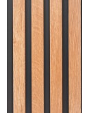 3D декоративен панел, 260х16см, WPC4, M-026, натурален дъб