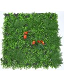 Декоративно пано растения и цветя E005| 100 х 100 см| Red Paml, зелена стена Декоративно пано растения и цветя E005| 100 х 100 см| Red Paml, зелена стена