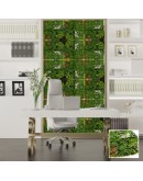 Декоративен панел с изкуствени растения Pink Gardenia - E003 |100 х 100см | декор за стени |тавани Декоративен панел с изкуствени растения Pink Gardenia - E003 |100 х 100см | декор за стени |тавани