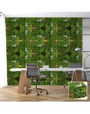 Декоративен панел с изкуствени растения Pink Gardenia - E003 |100 х 100см | декор за стени |тавани Декоративен панел с изкуствени растения Pink Gardenia - E003 |100 х 100см | декор за стени |тавани