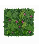 Декоративно изкуствено пано с растения Phoenix Tail - E004 | 100 х 100 см|стени|тавани