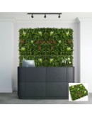 Декоративно пано растения E006 | 100 х 100 см| евкалипт и борови клонки	 Декоративно пано растения E006 | 100 х 100 см| евкалипт и борови клонки