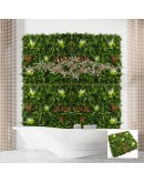 Декоративно пано растения E006 | 100 х 100 см| евкалипт и борови клонки	 Декоративно пано растения E006 | 100 х 100 см| евкалипт и борови клонки