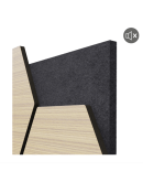 Акустичен панел Пчелна пита – Дъб / MDF / 665 × 815 × 18 мм