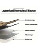 Ролков тапет винил QD-DK |3м*60см*3мм|5 слоя|самозалепване