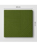 Меки самозалепващи велурени 3D пана 60*60см*7мм