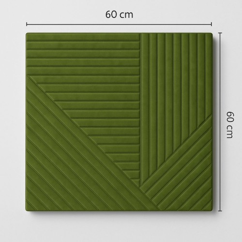 Меки самозалепващи велурени 3D пана 60*60см*7мм