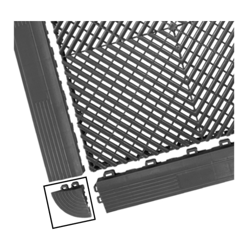 Елементи за модулна pvc подова настилка за гаражи|кантове|ъгли