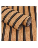 Ролков тапет 3D вертикални летви Норда, 10м*53см, самозалепващ, дъб