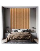 Ролков тапет 3D вертикални летви Норда, 10м*53см, самозалепващ, дъб