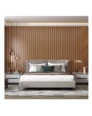 Ролков тапет 3D вертикални летви Норда, 10м*53см, самозалепващ, дъб