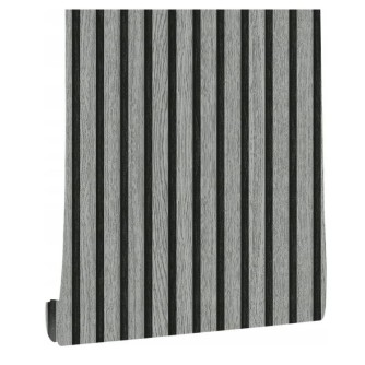 Ролков тапет 3D вертикални летви Сканди , 10м*53см, самозалепващ, сив цвят