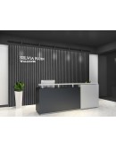 Ролков тапет 3D вертикални летви Сканди , 10м*53см, самозалепващ, сив цвят