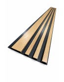 3D декоративен панел, 290х21см, WPC4, M-026, натурален дъб 3D декоративен панел, 290х21см, WPC4, M-026, натурален дъб