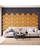 Акустичен панел Пчелна пита - натурален дъб / 665 х 815 х 18мм