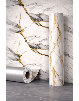 Мраморен 3D самозалепващ ролков тапет T90592D1, 3м*1.2м