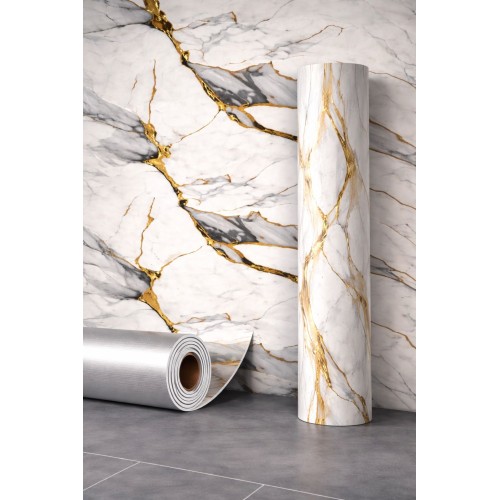 Мраморен 3D самозалепващ ролков тапет T90592D1, 3м*1.2м Мраморен 3D самозалепващ ролков тапет T90592D1, 3м*1.2м