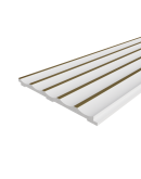 Декоративни стенни PS панели M04-001 |290*15см|бяло-златно