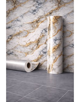 Мраморен 3D самозалепващ ролков тапет 90529D1, 3м*1.2м