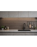 Самозалепващ XPE панел кафяво дърво AR-24, 30 х 60см