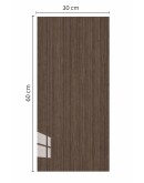 Самозалепващ XPE панел кафяво дърво AR-24, 30 х 60см