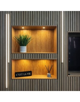 LED лампи 600*20мм за стенни панели| трансформатор 60W 5A 12V