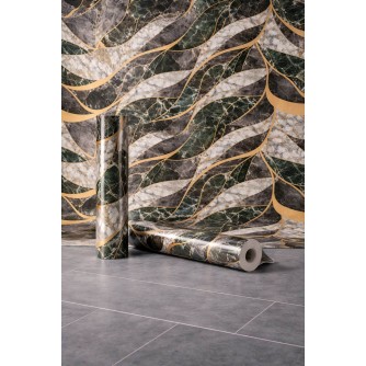 Мраморен 3D самозалепващ ролков панел 90671D1, 3м*1.2м