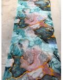 Мраморен 3D самозалепващ ролков панел 90654D1, 3м*1.2м