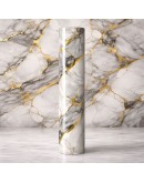 Мраморен 3D самозалепващ ролков панел 90660D1, 3м*1.2м