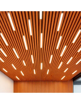 3D декоративни панели за таван Меден дъб 70-1A15, 290х4см, WPC